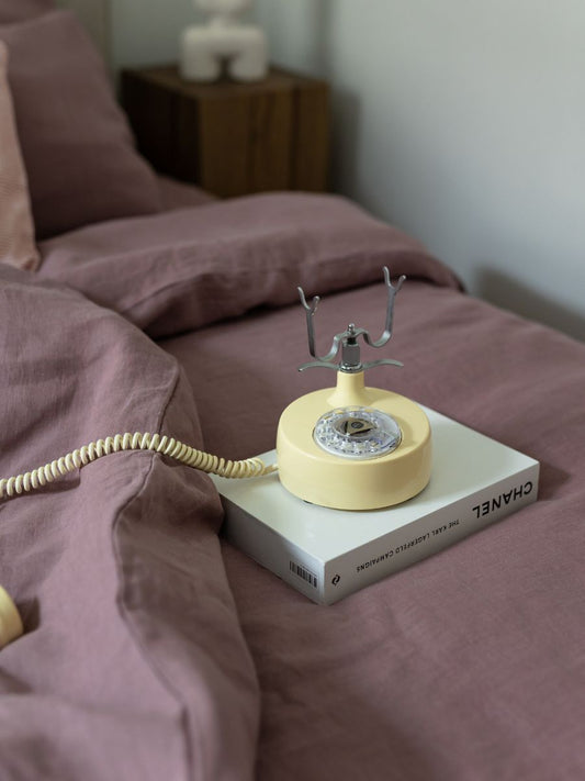 Rosewood Pink 100% Flax Linen Duvet Covers