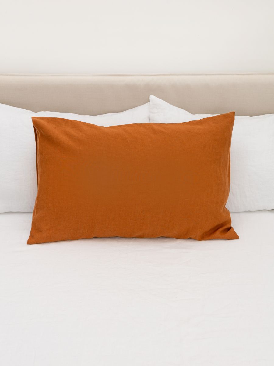 Cinnamon Brown 100% Flax Linen Duvet Cover Sets
