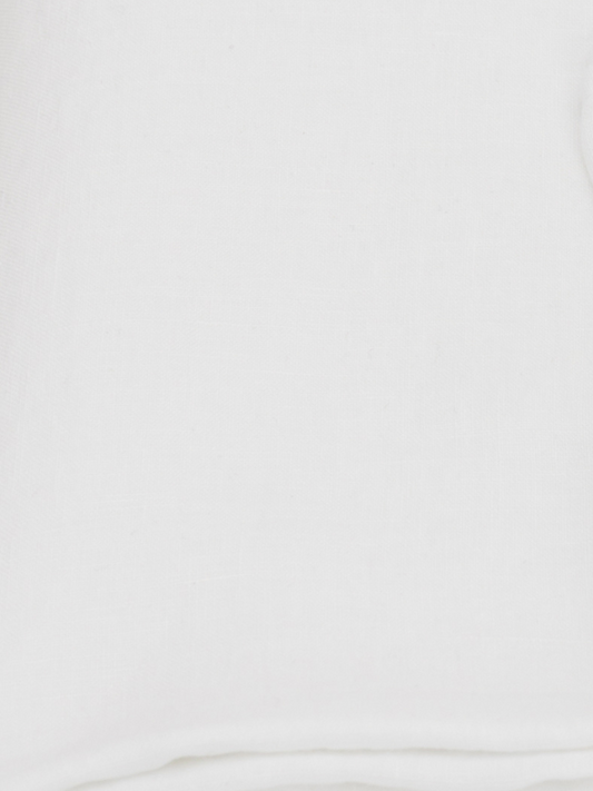 Magnolia White 100% Flax Linen Flat Cover Sheets