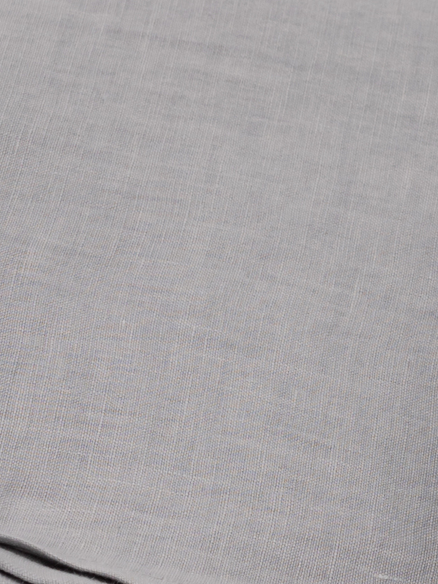 Moonlit Grey 100% Flax Linen Flat Cover Sheets