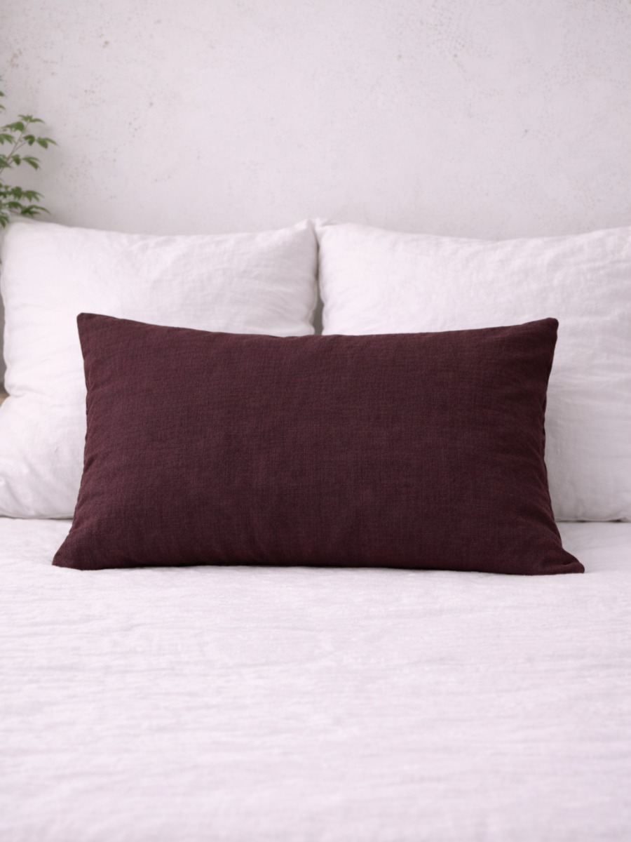 Elderberry Purple 100% Flax Linen Sheet Set