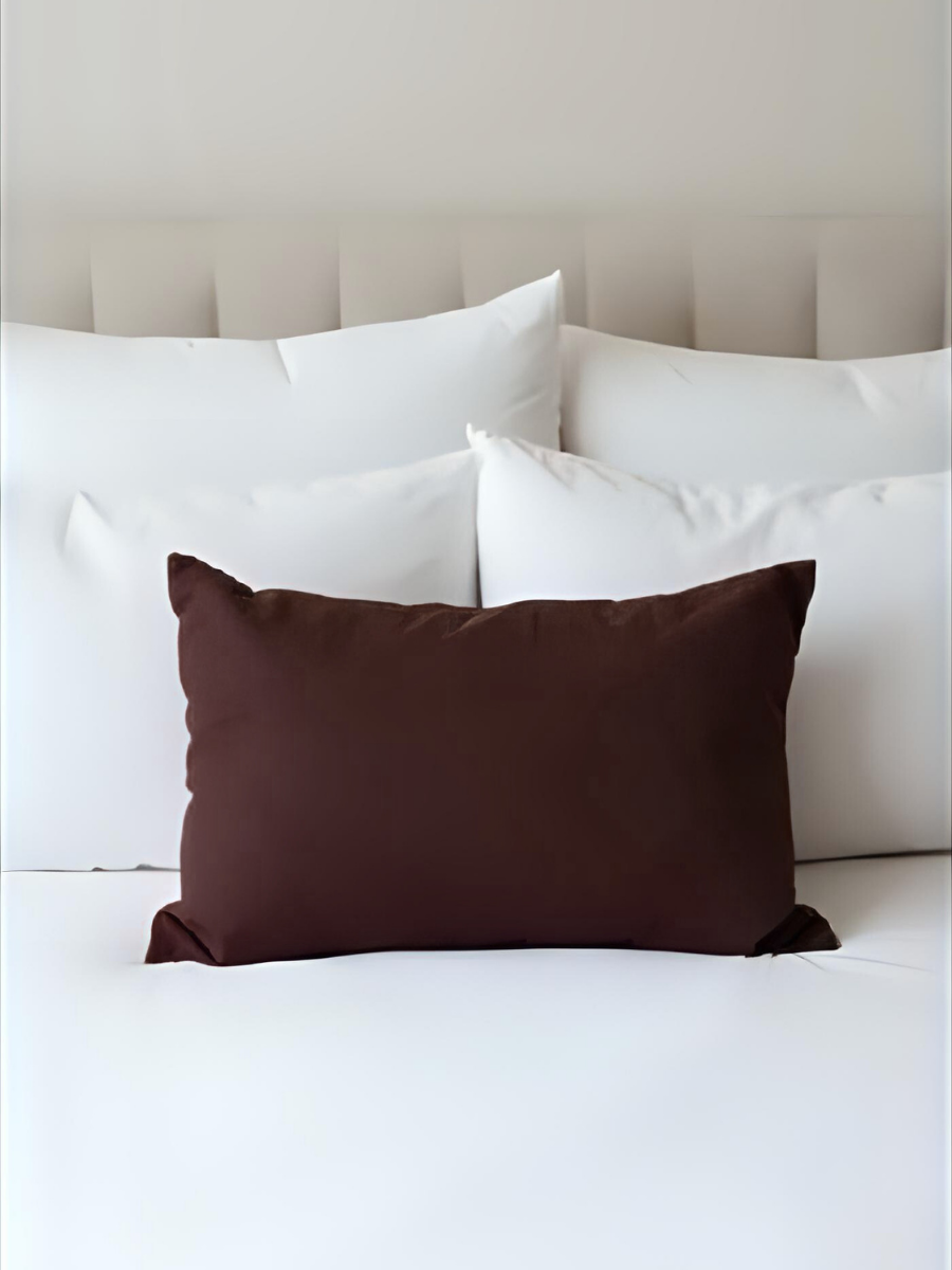 Elderberry Purple 100% Flax Linen Coconut Shell Button Closure Pillowcases