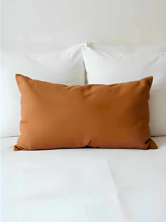 Cinnamon Brown 100% Flax Linen Envelope Closure Pillowcases