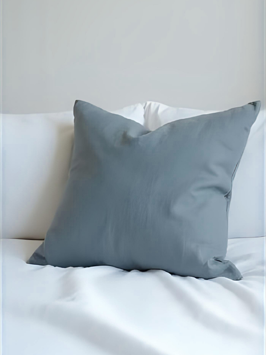 Baltic Blue 100% Flax Linen Coconut Shell Button Closure Pillowcases