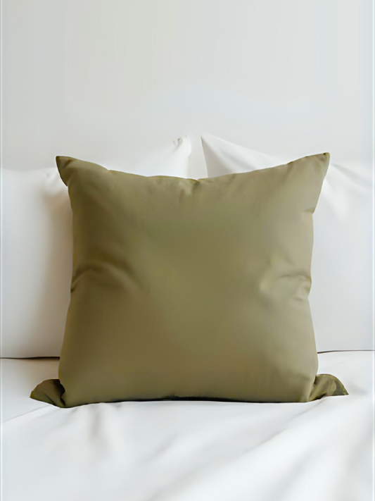 Olive Green 100% Flax Linen Classic Envelope Closure Pillowcases