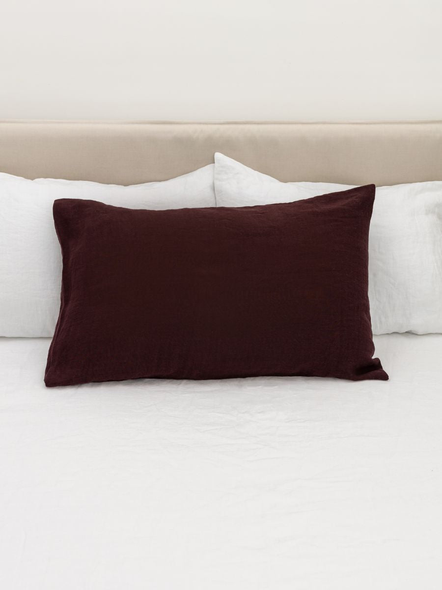 Elderberry Purple 100% Flax Linen Duvet Cover Sets