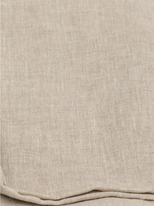 Natural Beige 100% Flax Linen Classic Envelope Closure Pillowcases