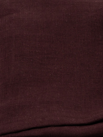 Elderberry Purple 100% Flax Linen Toddler Pure Luxe Fitted Sheets
