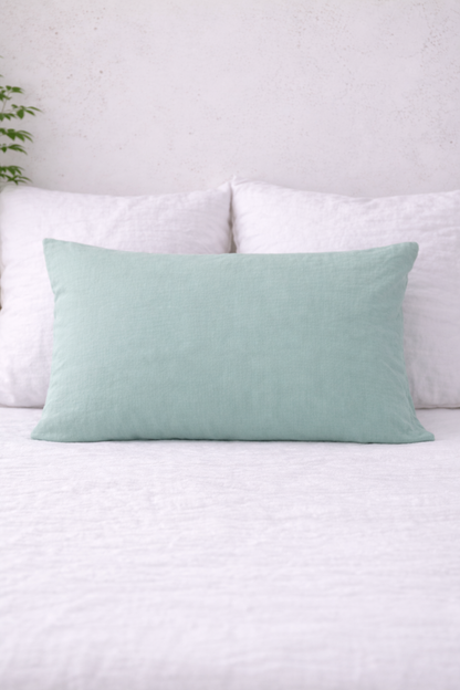 Willow Green 100% Flax Linen Deep Pocket Sheet Set
